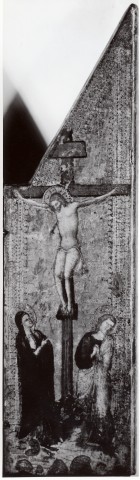 Anonimo — Maestro delle Immagini domenicane - sec. XIV - Crocifissione di Cristo — particolare